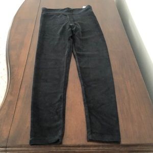 NWT Aeri Black Velour Leggings -  Size Medium